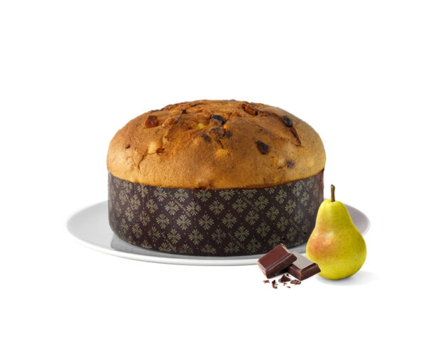 Panettone pere e cioccolato