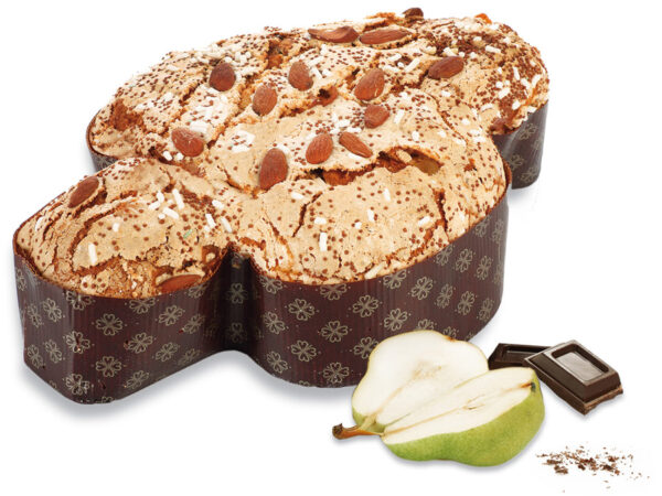 Colomba pere e cioccolato