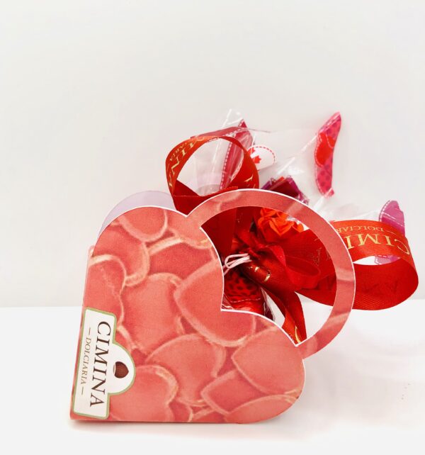 Borsetta a Forma di Cuore con Cioccolatini