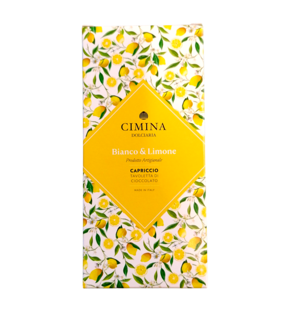 Capriccio di cioccolato bianco e limone.