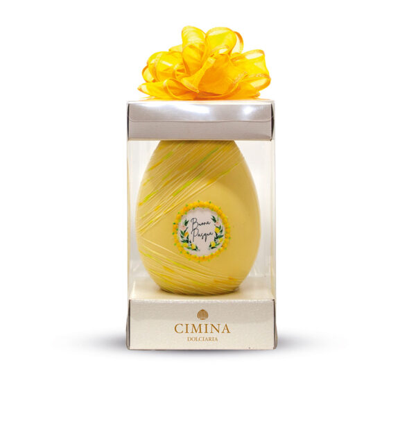 Uovo Cioccolato Bianco e Limone 250gr